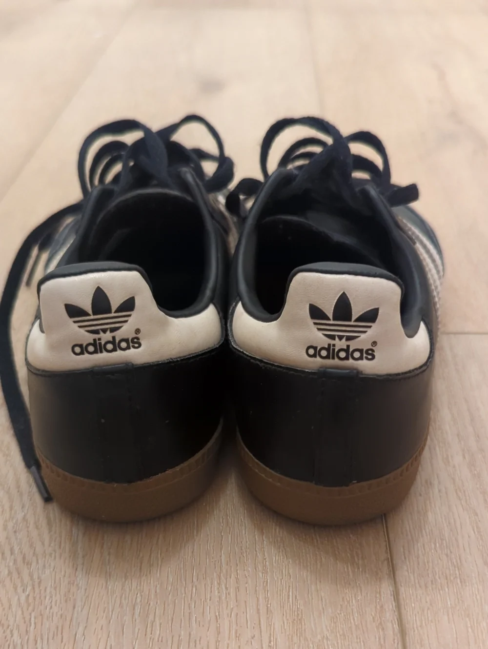 adidas Black with Gum Sole Men's Sneakers